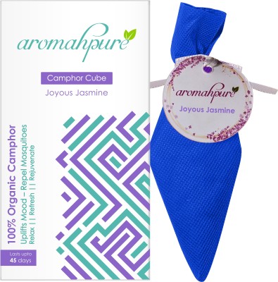 Aromahpure Camphor Cone/Cube (Jasmine)-room freshener,bathroom,car freshener Car Freshener Blocks(1 Units)