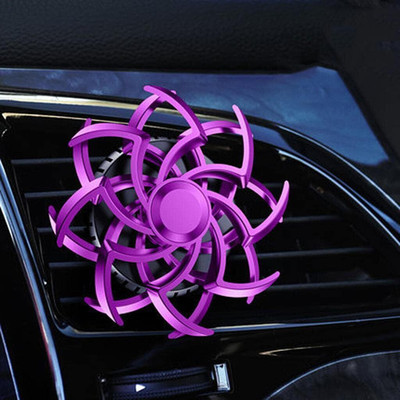 WLEWORLDLOOKENTERPRISES ™ ROTATING PHANTOM PURPLE Air Freshener Vent Clip Aromatherapy Essential Diffuser Car Diffuser Vent Clip Aromatherapy Essential Oil Spinning Spider Locket(1 Units)