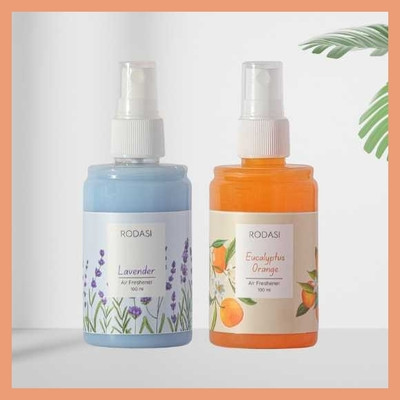 RODASI LAVENDER EUCALYPTUS ORANGE Car Freshener Spray FK_New_10011204-FLVEO100ML(2 x 100 ml)