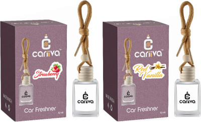 Cariiva STRAWBERRY - RED VANILLA Car Freshener Diffuser CR_02(2 x 10 ml)