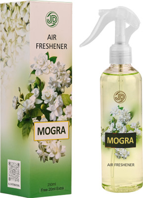 JETHARAM DAWARJI INTERNATIONAL Mogra Air Freshener | Refreshing Room Spray Mogra Air Freshener - 250ml | Refreshing Room Spray | Invigorating Aromatherapy for a Wave of Freshness(250 ml)