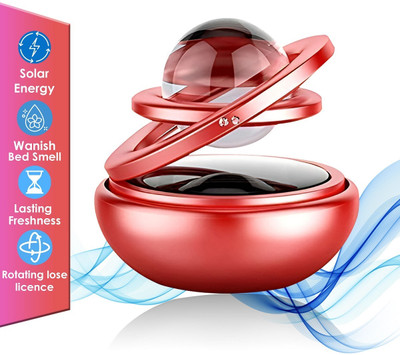 Otoroys Aroma Car Freshener Diffuser Running Double Ring Solar Car Air Freshener(10 ml)