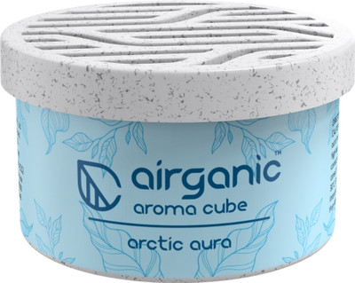 Airganic Aroma Cube -Arctic Aura |Fiber Air Freshener| Deluxe Spill Proof Car Freshener Blocks AC02(40 g)