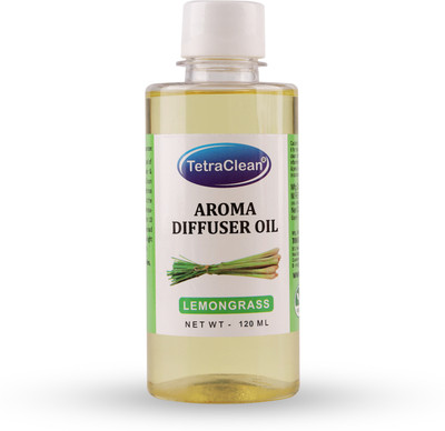 TetraClean Lemongrass Fragrance Aroma Oil, Diffuser Aroma Diffuser Oil(120 ml)