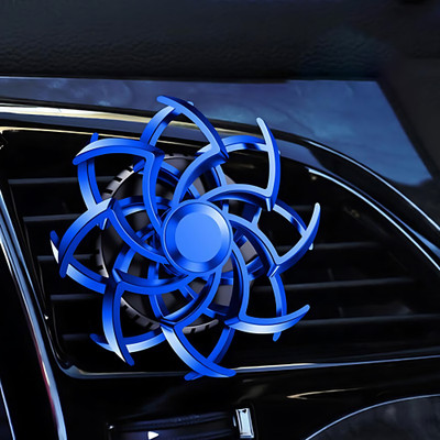 Budwill ® Rotating Spinning Spider Phantom AC Vent Clip Perfume Aromatherapy (Blue) Diffuser Spinning Spider Phantom(1 Units)