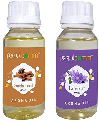 PeepalComm Pure Aroma Essential Oils Lavender & sandalwood Aroma Oil 60 Ml Each Set Of 2 Aroma Oil Pure Aroma Essential Oils Lavender & sandalwood Aroma Oil 60 Ml Each Set Of 2 Aroma Oil ( Highly Scented )(2 x 60 ml) PeepalComm Pure Aroma Essential Oils Lavender & sandalwood Aroma Oil 60 Ml Each Set Of 2 Aroma Oil Pure Aroma Essential Oils Lavender & sandalwood Aroma Oil 60 Ml Each Set Of 2 Aroma Oil ( Highly Scented )(2 x 60 ml)