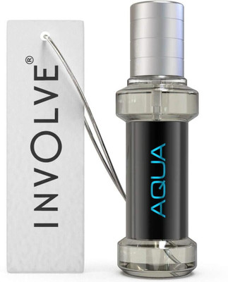 Involve your senses Elements Aqua Spray Car Air Perfume | Car Freshener Spray | Fine Fragrance Car Scent Air Freshener - IELE01 | Car accessories interior | Long lasting fragrance | Car perfume(30 ml)
