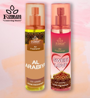 Formless Al Arabiya &, Sweet Love Room Air Freshener Spray(2 x 250 ml)