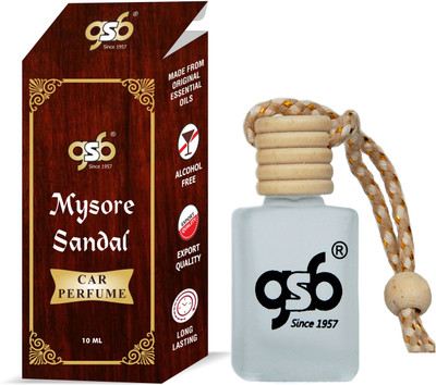 GANDHI SUGANDH BHANDAR Mysore Sandal Hanging Air Car Freshener Diffuser mysoresandalcargsb(10 ml)