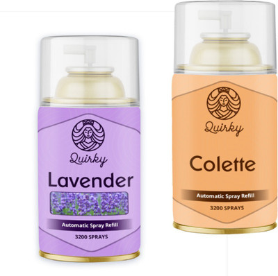 Quirky Lavender, Colette Automatic Spray, Refill Lavender Colette Automatic Air Freshener Refill(2 x 300 ml)
