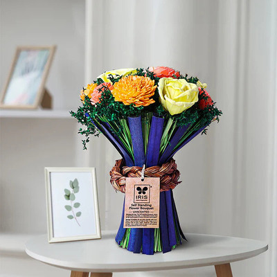 IRIS Dry Unscented Potpourri Flower Bouquet(1 Units)