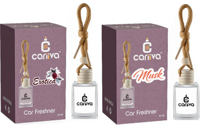 Cariiva EXOTICA-MUSK Car Freshener Diffuser CR_02(2 x 10 ml)