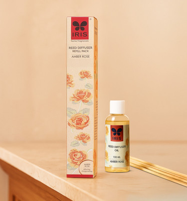 IRIS Amber Rose Aroma Oil Amber Rose Reed Diffuser Oil Refill(100 ml)