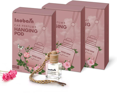 INOBARN Rose Diffuser Hanging Pod Floral(3 x 10 ml)