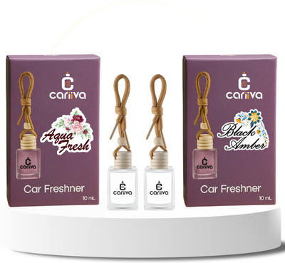 Cariiva AQUAFRESH-BLACKAMBER Car Freshener Diffuser CR_02(2 x 10 ml)