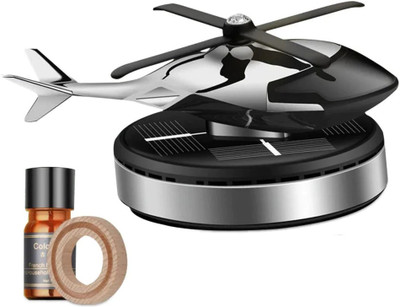 AIRSKY Aroma Car Perfume Car Freshener Diffuser New Helicopter alloy Solar Car Air Freshener Aromatherapy Car Interior Decoration Accessories Fragrance For Home | Office Air Fresher Decoration Perfume Diffuser(5 ml)