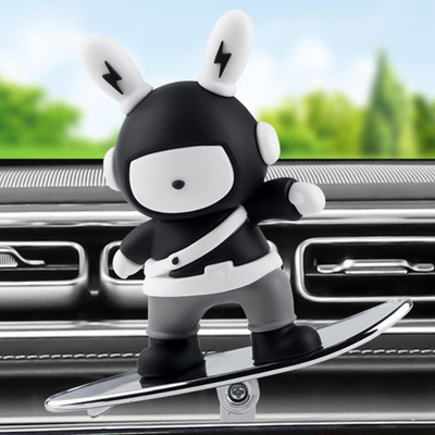 WLEWORLDLOOKENTERPRISES ™ Skater Bunny Floating Black Long-Lasting & Unique Car Decoration Accessory Aroma Oil Car Fresheners Unique Rotatable Fragrance Diffuser Car Interior Decoration(1.17 ml) WLEWORLDLOOKENTERPRISES ™ Skater Bunny Floating Black Long-Lasting & Unique Car Decoration Accessory Aroma Oil Car Fresheners Unique Rotatable Fragrance Diffuser Car Interior Decoration(1.17 ml)