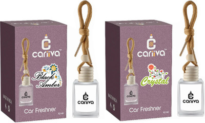 Cariiva BLACKAMBER-CRYSTAL Car Freshener Diffuser CR_02(2 x 10 ml)