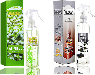 Formless Attarful, Black oud Spray Attarful & Black oud 250ml Each(2 x 250 ml)