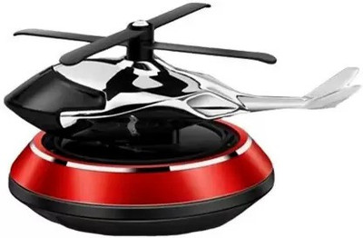 SRPHERE Red Car Freshener French Perfume Solar Power Car Freshener Diffuser RED Car Dashboard Helicopter Decoration(5 ml)