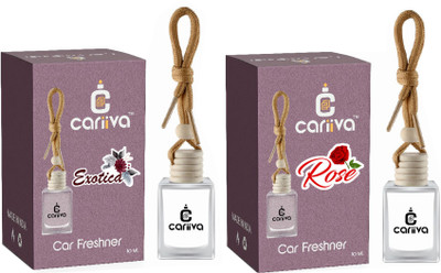 Cariiva EXOTICA-ROSE Car Freshener Diffuser CR_02(2 x 10 ml)