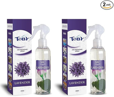 TOBY LAVENDER ROOM Car Freshener Spray LAVENDER AIR FRESHENER Spray (2 x 250 ml)(2 x 250 ml)
