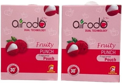 AIRODO FRUITY PUNCH (6 POUCH X 2 BOX) 12 POUCH EACH 10 GM Diffuser(120 g)