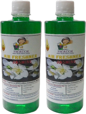 swacch Jasmine Air Freshner (500ml) (Pack of 2) Refill AF005(2 x 500 ml)