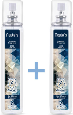 FANNAN The Artist -NEVIA'S-COMBO premium Room & Car Air Freshener LIKE Aromatic Fougere 1400 SHOTS Car Freshener Spray COMBO Room & Car Air Freshener for Home - Room - Office - Car Air Freshener - Liquid Spray 1400 SHOTS - 250ML(2 x 250 ml)