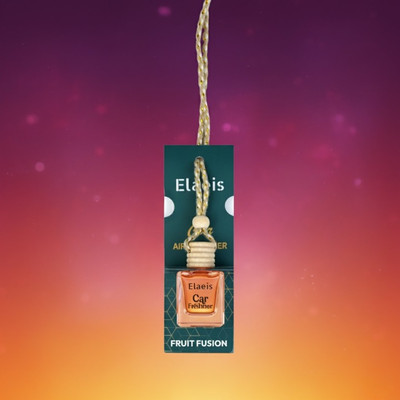 Elaeis Fruit Fusion Car Freshener Diffuser Car Hanging Air Freshener – Fruit Fusion Perfume for Long Lasting Freshness(10 ml)