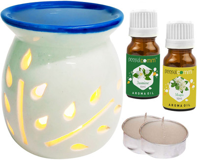 PeepalComm BLUEDIFF-2TL-JAS-MOG Diffuser Set, Aroma Oil BLUEDIFF-2TL-JAS-MOG(20 ml)