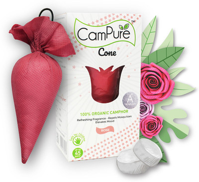 CamPure Cone Air Freshener - Rose - Pack of 1 Potpourri Cone Air Freshener - Rose - Pack of 1(1 Units)