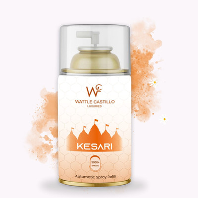 Wattle Castillo Kesari Air Freshener All indoor suitable, Room Spray Automatic Refill Refill, Automatic Spray Air Freshener(265 ml)