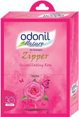 Odonil Scintillating Rose Blocks Air Freshener - Zipper(60 g)