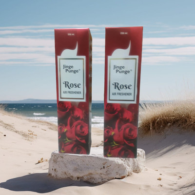 Jinge Punge Rose Air Freshener Car Freshener Spray Room Rose Air Freshener(2 x 250 ml)