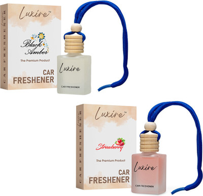 LUXIRE BLACKAMBER-STRAWBERRY Car Freshener Diffuser lx-02(2 x 10 ml)