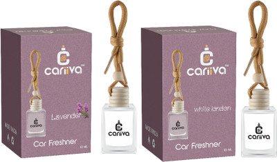 Cariiva LAVENDER-WHITELONDON Car Freshener Diffuser CR_02(2 x 10 ml)