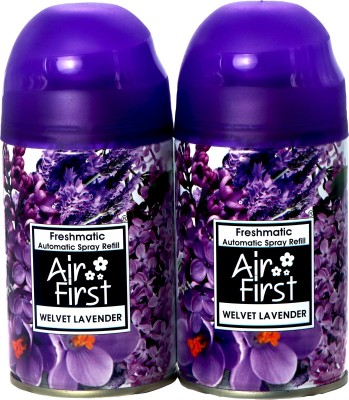 Air first Freshmatic Automatic Spray Refill |, WELVET LAVENDER Refill(2 x 225 ml)