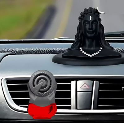 Budwill Musk Organic Car Fragrance with 3 Refills Strong Fiber AC Clip Vent Car Freshener Diffuser JX-008 AC Clip Fragrance(30 ml)