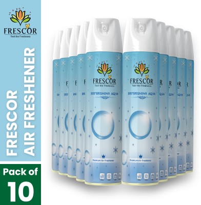 Frescor Air Freshener Aqua Fragrance Spray Spray(10 x 220 ml)