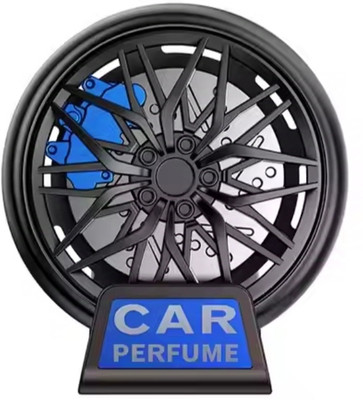 LAVITRA Car Wheel Design Air Freshener with Alloy & ABS Build Stylish Vent Clip Perfume Car Freshener Diffuser car ac tyre(20 g)