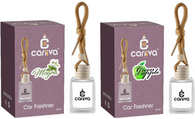 Cariiva MOGRA - GREEN APPLE Car Freshener Diffuser CR_02(2 x 10 ml)