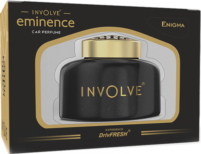 Involve Eminence Enigma Organic Fiber Car Perfume with DrivFRESH – Car Freshener Blocks – IEM01 | Car accessories |Car Air Fresheners(45 g)