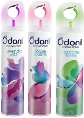 Odonil levender_jasmine_rose Car Freshener Spray itzgold room freshener(3 x 150 ml)