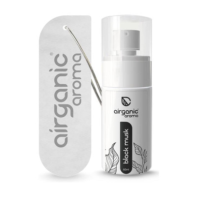 Airganic aroma Black Musk Premium Spray Car Perfume | Car Freshener Spray Car Accessory Interior Spray | Car Accessories 2026(60 ml)