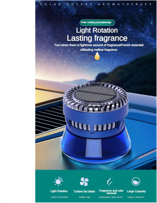 HouseOfCommon Car Air Freshner Diffuser GEMACAR_SOLAR ROTATING AROMA THERAPY_G87(50 ml)