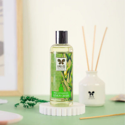 IRIS Celeste Lemon Grass Reed Diffuser Aroma Oil ICRD0195LG(200 ml)
