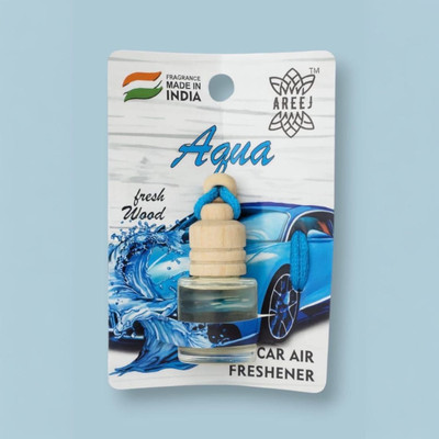 areej Aqua Car Freshener Diffuser Car hanging air freshener diffuser(8 ml)