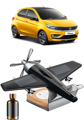 YUNEIK Car Solar Air Freshner Automatic Rotating Diffuser YNK-BLACK-SINGLE-FAN-550(100 g)