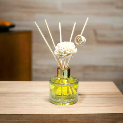 GLOBAL AROMA Mandarin Reed Diffuser Set Fragrance for Office, Home, Gym and Yoga Diffuser Set Mandarin Reed Diffuser Set 60ML,Fragrance for Office, Home, Gym and Yoga | Mood Enhancer, Smoke Less Room Freshener for Home(60 ml) GLOBAL AROMA Mandarin Reed Diffuser Set Fragrance for Office, Home, Gym and Yoga Diffuser Set Mandarin Reed Diffuser Set 60ML,Fragrance for Office, Home, Gym and Yoga | Mood Enhancer, Smoke Less Room Freshener for Home(60 ml)